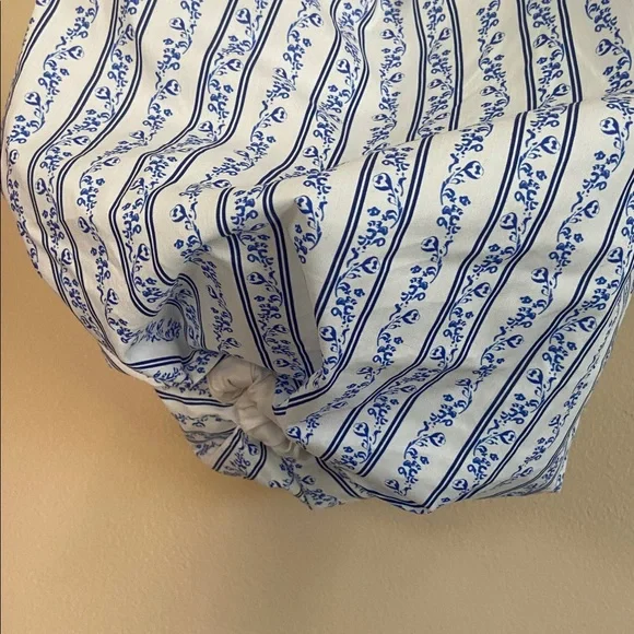 CAROLINE CONSTAS Carter Off The Shoulder Printed Cotton Blend Poplin Top Medium - Picture 7 of 11